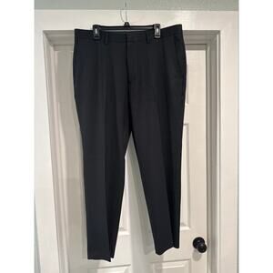 Haggar Black Tailored Fit Travel Performance Suit Pants Men's Size 38x30